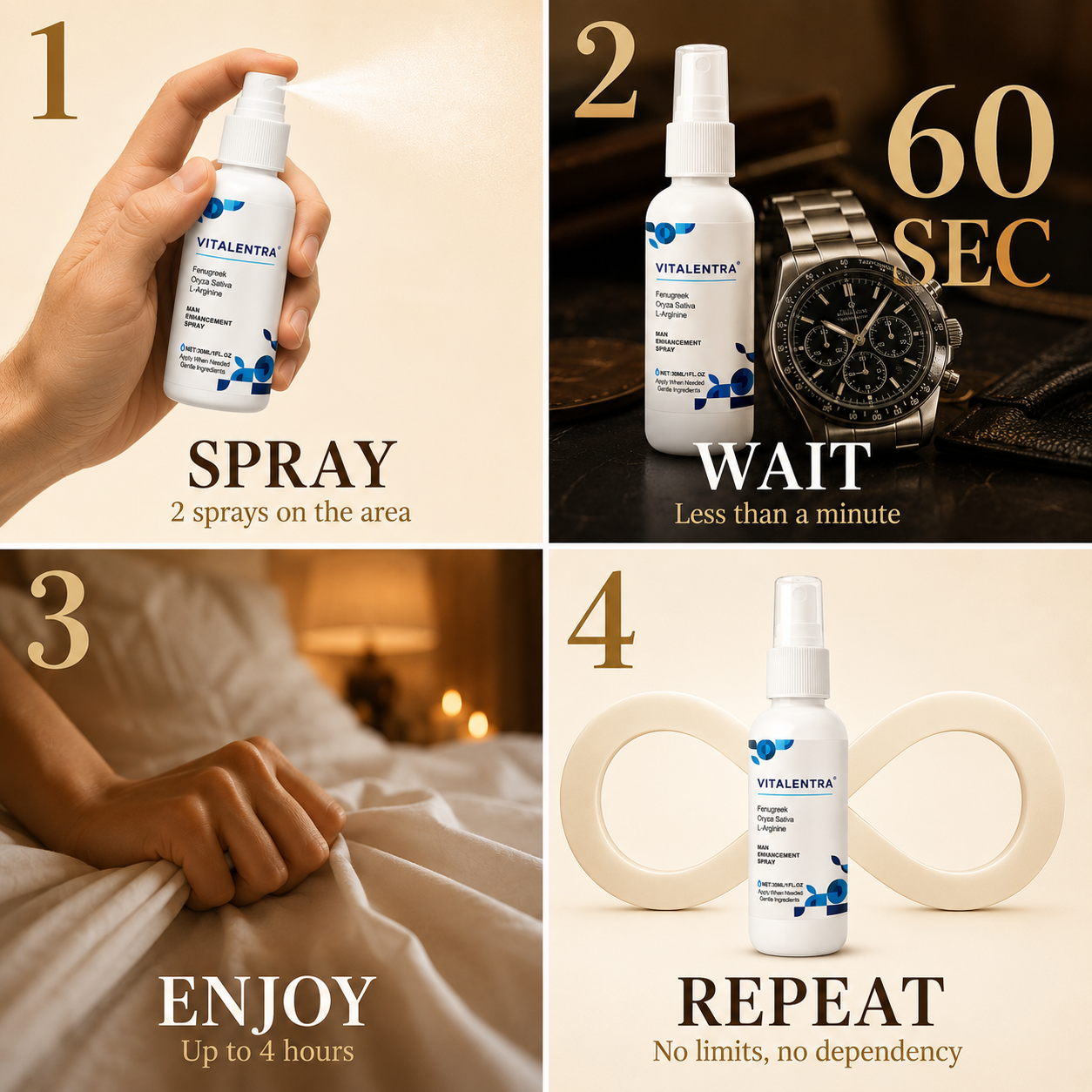 VITALENTRA — Hard in Seconds, No Pills