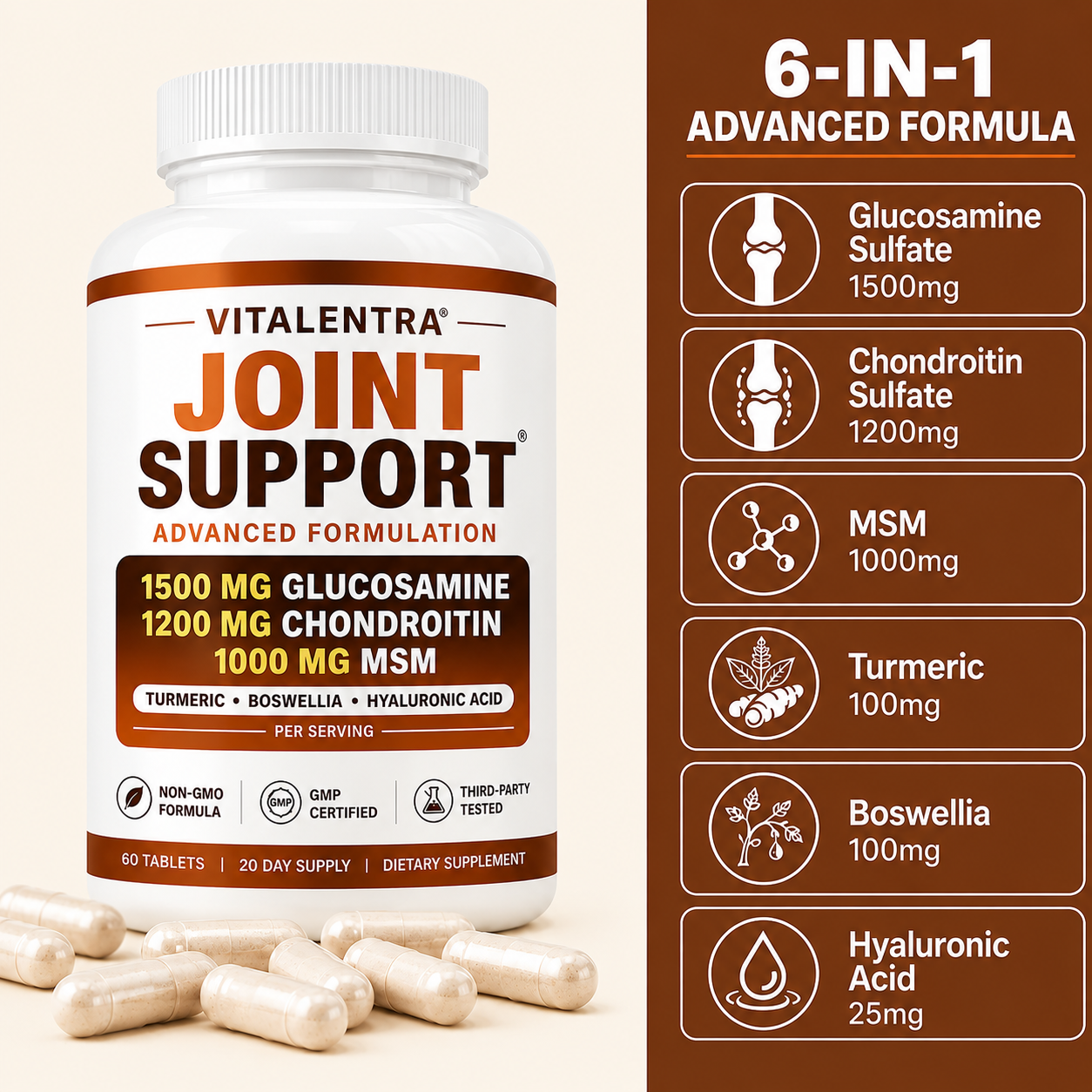 VITALENTRA® Joint Support Advanced Formulation