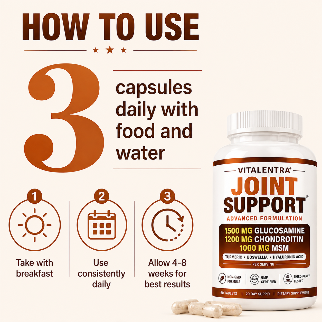 VITALENTRA® Joint Support Advanced Formulation